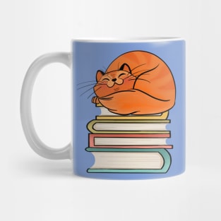 With Books And Cats Life Is Sweet Mug